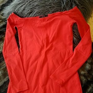 Off the shoulder bodycon dress